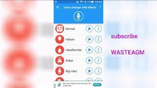 Best Voice changer APP//wasteagm app videos