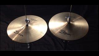 NEW BEAT vs  MASTERSOUND - ZILDJIAN HIHAT 14 COMPARISON