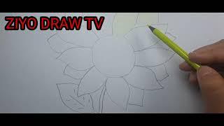 SUNFLOWER DRAW BY ZIYO DRAW TV