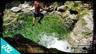 SEARCHING for Natural Water Slides in Mission, BC (Cascade Falls and Davis Lake Cliff Jumping)