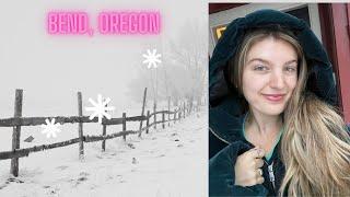 TRAVEL VLOG | bend, OR, winter wonderland, zydeco kitchen, downtown etc.