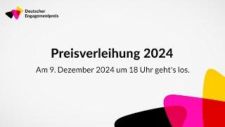 LIVE bei ALEX: Deutscher Engagementpreis 2024 - Preisverleihung