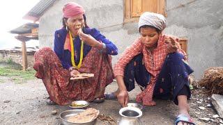 mother & daughter out of the house & Kitchen because of mensuration @ruralnepall