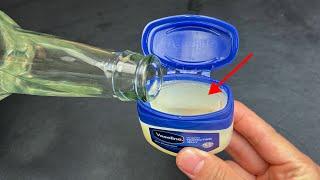 Vaseline and white vinegar, I didn't expect it to have such a miraculous effect. Save money tips