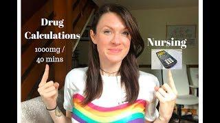 Maths Exams | Drug Calculations Help and Real Equations | Nursing School | University U.K