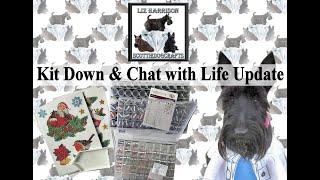 diamond Painting | WIP & Chat | Kitting Down | Catch Up on Life | Hubby Update #craftbuddy