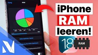 So wird dein iPhone schneller - RAM leeren mit iOS 18.x (4 Methoden) | Nils-Hendrik Welk