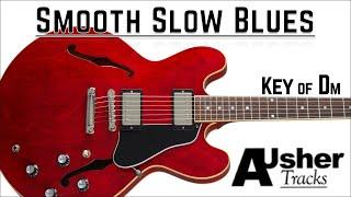 Smooth Slow Blues in D minor | Guitar Backing Track