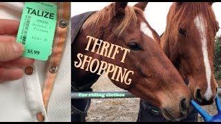 Thrift Shopping for Riding Clothes