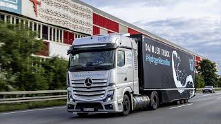 Mercedes-Benz GenH2 Truck Hydrogen Record Run (1000 km) {Germany, September 2023}