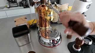 Making Coffee with a La Pavoni