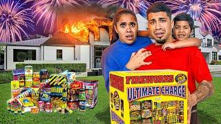 We Almost Set The House On Fire With Fireworks On The 4th Of July!