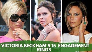 Victoria Beckham Jewelry  | Victoria Beckham’s 15  Engagement Rings from David Beckham