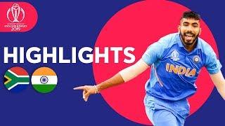 Rohit Hundred Seals Win | South Africa vs India - Match Highlights | ICC Cricket World Cup 2019