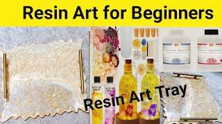 How to make A Resin tray step by step with complete tutorial | Resin Art for beginners