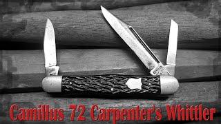 Vintage Camillus 72 Carpenter's Whittler Pocket Knife (One of my Favorite)  + Retro D&R