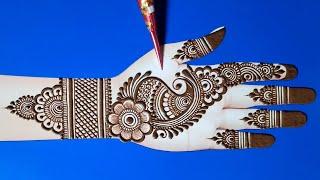 Easy simple arabic mehndi design| Front hand mehndi| mehndi design| arabic mehndi| mehndi