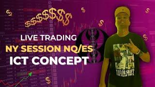 Live Trading NQ / ES ICT Concept - 23.09.2024