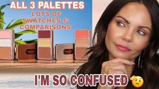 NEW ANASTASIA BEVERLY HILLS FACE PALETTES | ALL 3 PALETTES | LOTS OF COMPARISONS