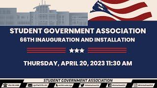 SGA Inauguration - April 20, 2023