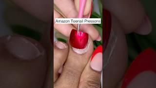 #Amazon #Glamnetic #toenails #pressonails #rednails #nails #feet click  on screen 2 shop