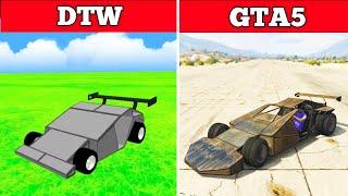 Dude Theft Wars Vs Gta5 Ramp Car #dudetheftwars