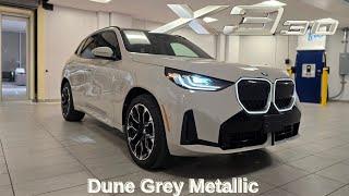 NEW ARRIVAL! 2025 BMW X3 30 xDrive Dune Grey Metallic on Black #bmw #x3 #g45