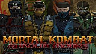 Mk9 Ninjas Skins Mods (Mod Mortal Kombat Shaolin Monks)PCsx2/Aetherx2 Goodbye final mod 