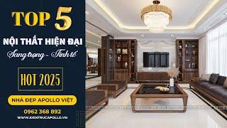 TOP 5 Nội Thất Gỗ Óc Chó Hiện Đại - Tinh Tế & Sang Trọng Khiến Chủ Đầu Tư SAY ĐẮM