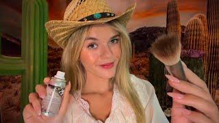 ASMR Getting You Ready On Set: Wild West Movie ️ (cowgirl accent roleplay)