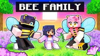 Adopted by a BEE FAMILY in Minecraft!