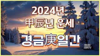 2024년 갑진년 경금일간 운세