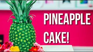 How To Make A PINEAPPLE CAKE! Pineapple Infused Vanilla Cakes with PINEAPPLE BUTTERCREAM!