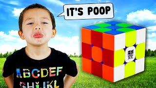 My Little Boy Reviews MOYU Rubik's Cubes (He's SAVAGE )