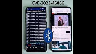 Find and rickroll Android smartphone by exploiting Bluetooth vulnerability | CVE-2023-45866