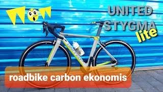 UNITED STYGMA LITE ROADBIKE CARBON TERJANGKAU UNTUK PEMULA