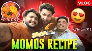 BEST MOMOS RECIPE EVER|| ABKU AUR ANSHU KI RASOI|| family reaction || @LORDANSHUVLOGS123