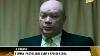 Firman protocolos Cuba y RPD de Corea