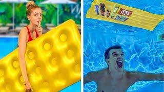 Cool Ways to Sneak Food into the Pool by Mariana ZD