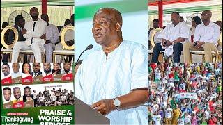 LIVE: John Mahama, Rev Obofour, Nigel Gaisie &NDC  GURUS St0rm ThanksGiving PRAISE & WORSHIP SERVICE