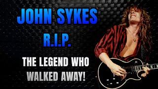 John Sykes: The Legend Who Walked Away – A Tribute to the Late Guitar Icon R.I.P. #whitesnake