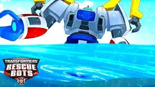 Trouble at Sea  | Transformers: Rescue Bots | Kids Cartoon | Transformers Junior