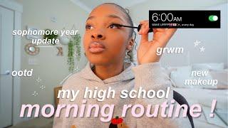 grwm: SCHOOL MORNING ROUTINE  (10th grade) sophomore in hs