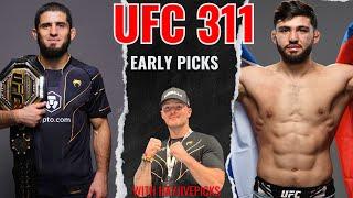 UFC 311 Makhachev vs. Tsarukyan 2 Full Card EARLY PICKS