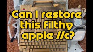 Resurrecting History: Restoring a Soot-Filthy Vintage Apple IIc Computer to its Former Glory!