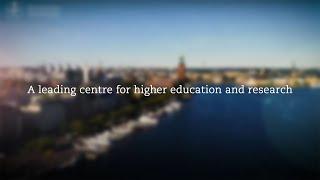 Stockholm University – a leading centre for higher education and research