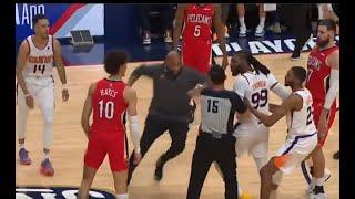 Jaxson Hayes FLATTENS Jae Crowder With Cheap Shot, Gets Ejected From Suns-Pelicans NBA Playoffs Game