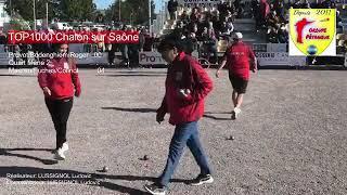 TOP300 de Chalon sur Saône féminin. Quart France Espoire vs Fuches/Maeren/Colinot