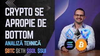 Piața crypto se apropie de bottom! Analiză pe $BTC, $ETH, $SOL și $SUI. Iau și rewarduri YouHodler