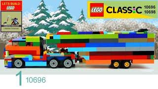 Elon Musk Tesla Autonomous Electric Semi Truck MOC Lego Classic 10696 Truck  Part 1  How to Build